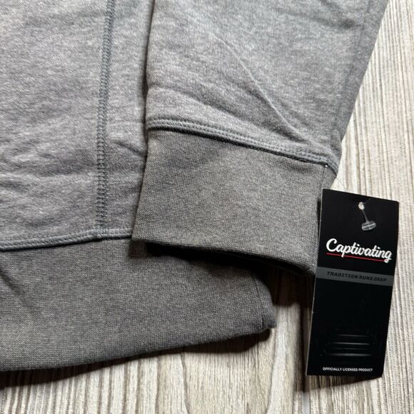 Oklahoma Sooners Crewneck Sweatshirt Men’s L Gray Spellout Logo Captivating New - Picture 4 of 10